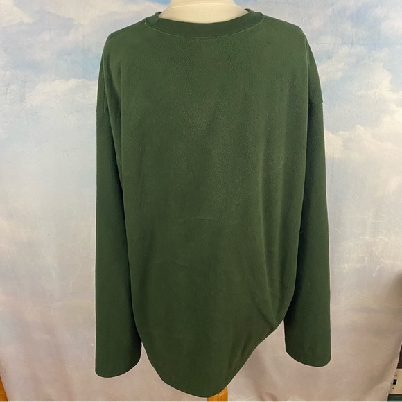 Gap Green Fleece Sweatshirt Size 2XL - Picture 2 of 3